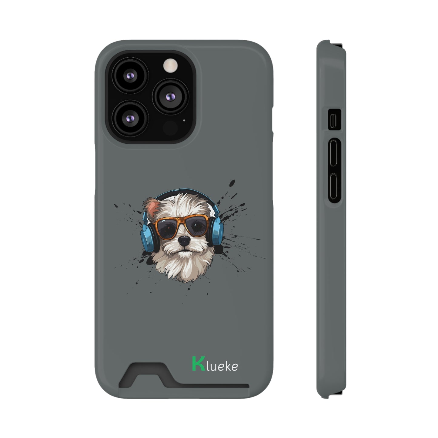 COOL DOG TOUGH CASE WITH CARD HOLDER FOR IPHONE