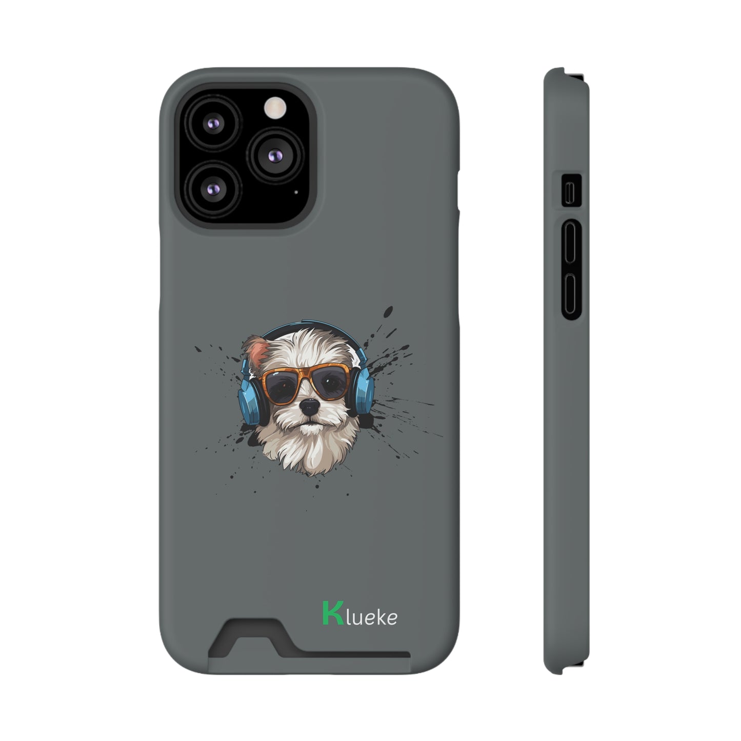 COOL DOG TOUGH CASE WITH CARD HOLDER FOR IPHONE