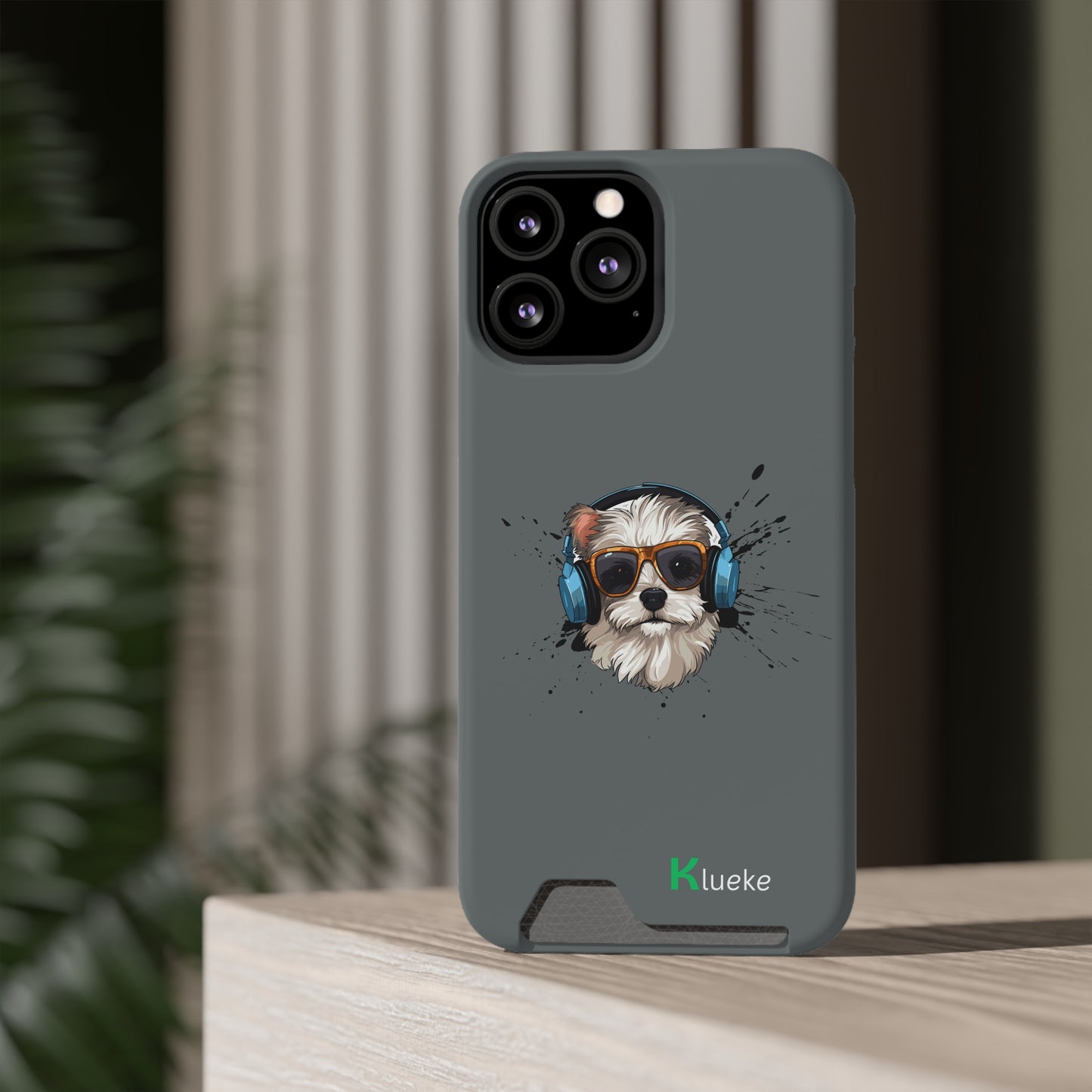 COOL DOG TOUGH CASE WITH CARD HOLDER FOR IPHONE